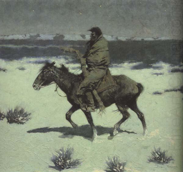 Frederic Remington The Luckless Hunter (mk43) china oil painting image